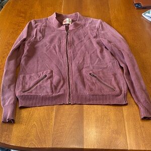 Ruff Hewn Mauve Knit Jacket